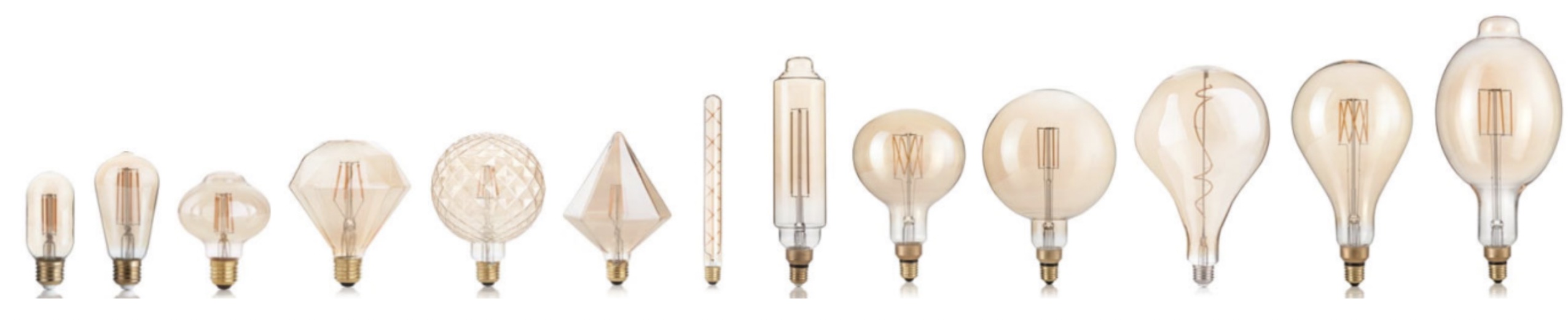 Exemple d’ampoules LED E27 Décoratives